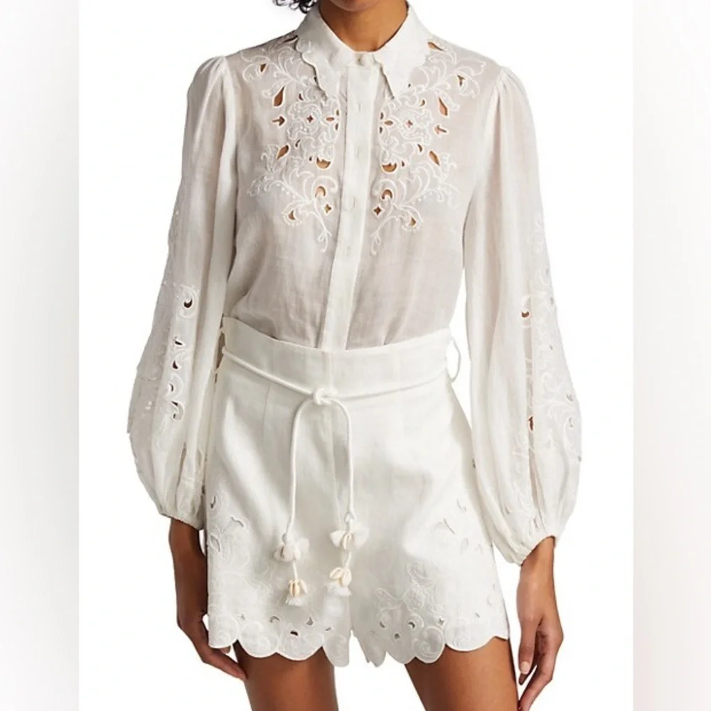 Zimmermann Nina Shorts Size Zimmermann 2 - Picture 3 of 5